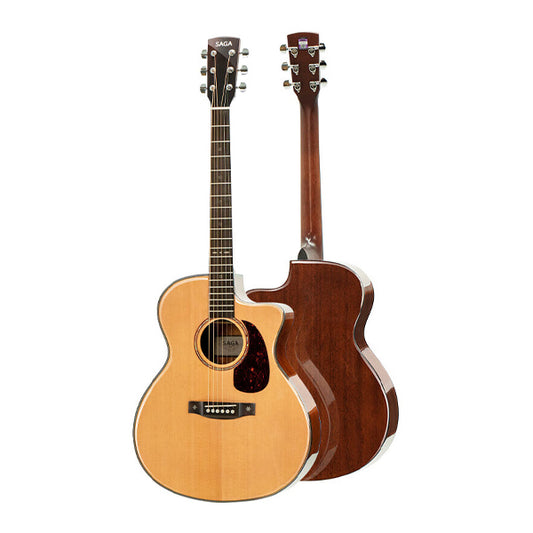 Saga SF830GC 41 inches Grand Auditorium Acoustic-electric guitar