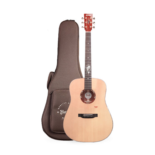 Trumon Dolphin 1955D Acoustic guitar Dreadnought 41 inches Setiaka Spruce African Mahogany All-Solid Wood Guitar