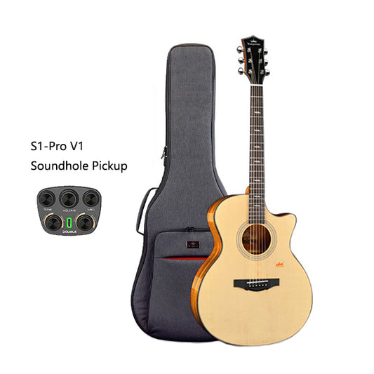 Kepma F1 Grand Auditorium 40 inches Acoustic-electric guitar