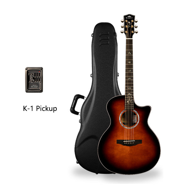Kepma B1E Grand Auditorium 40 inches acoustic-electric guitar