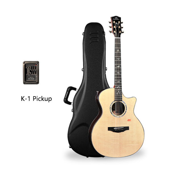 Kepma B1E Grand Auditorium 40 inches acoustic-electric guitar